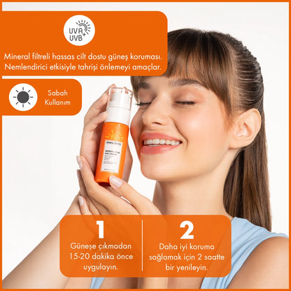 Maruderm 50+SPF 100% Mineral Filter Facial Sunscreen 50 ml