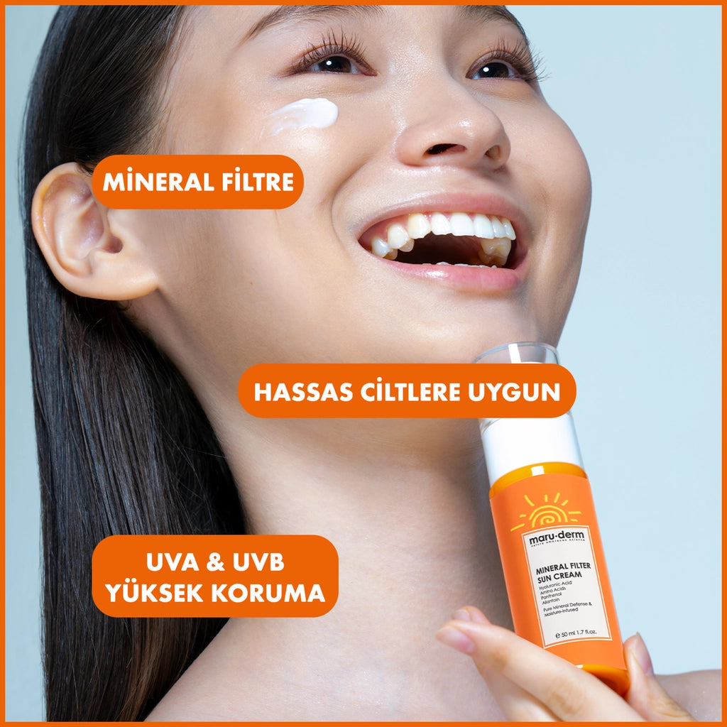 Maruderm 50+SPF 100% Mineral Filter Facial Sunscreen 50 ml