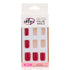 Eklips False Nails Red Square 24-Piece