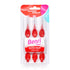 Benri Dent Interface Brush Red 0.50 mm 6 Pieces