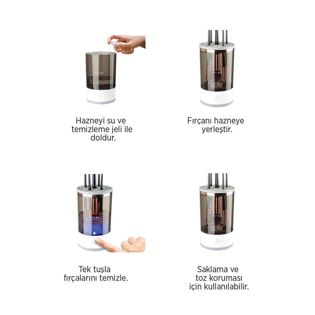 Polosmart Makeup Brush Cleaning Device