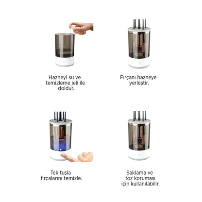 Polosmart Makeup Brush Cleaning Device