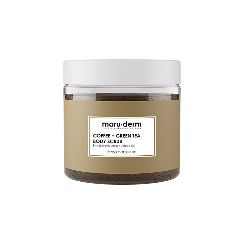 Maruderm Coffee &amp; Green Tea Extract Body Peeling BHA + Jojoba Oil 250 ml