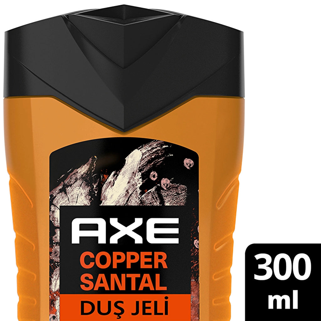 Axe Premium Collection Shower Gel Copper Santal 3 in 1 Body Hair Face 300 ml
