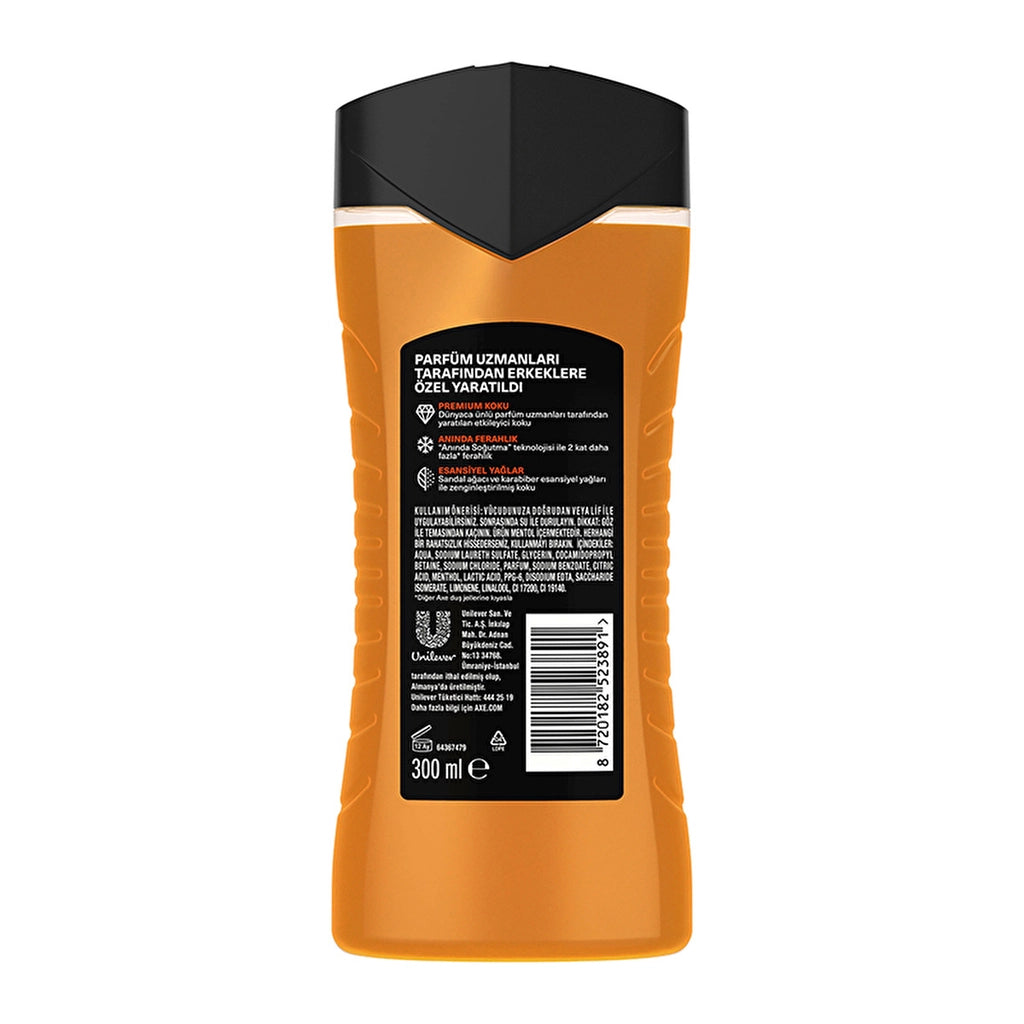 Axe Premium Collection Shower Gel Copper Santal 3 in 1 Body Hair Face 300 ml