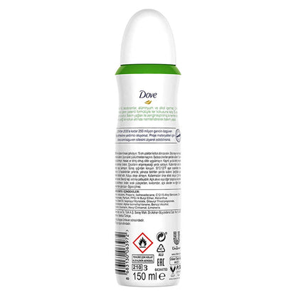 Dove 0% Aluminum Cucumber &amp; Green Tea Women&