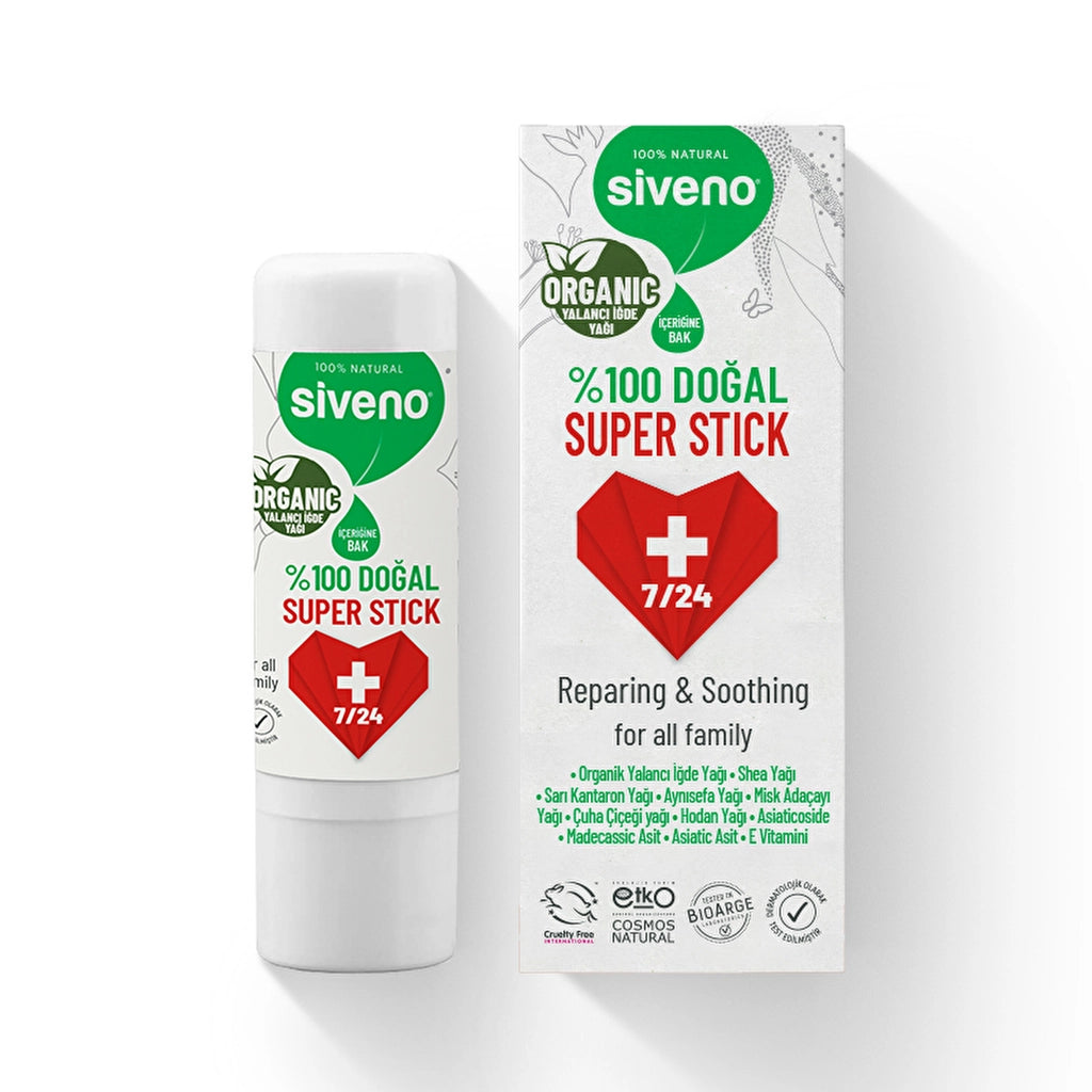 Siveno 100% Natural Super Stick Instant Soothing Repair Organic Sea Buckthorn Oil Herbal 6 gr