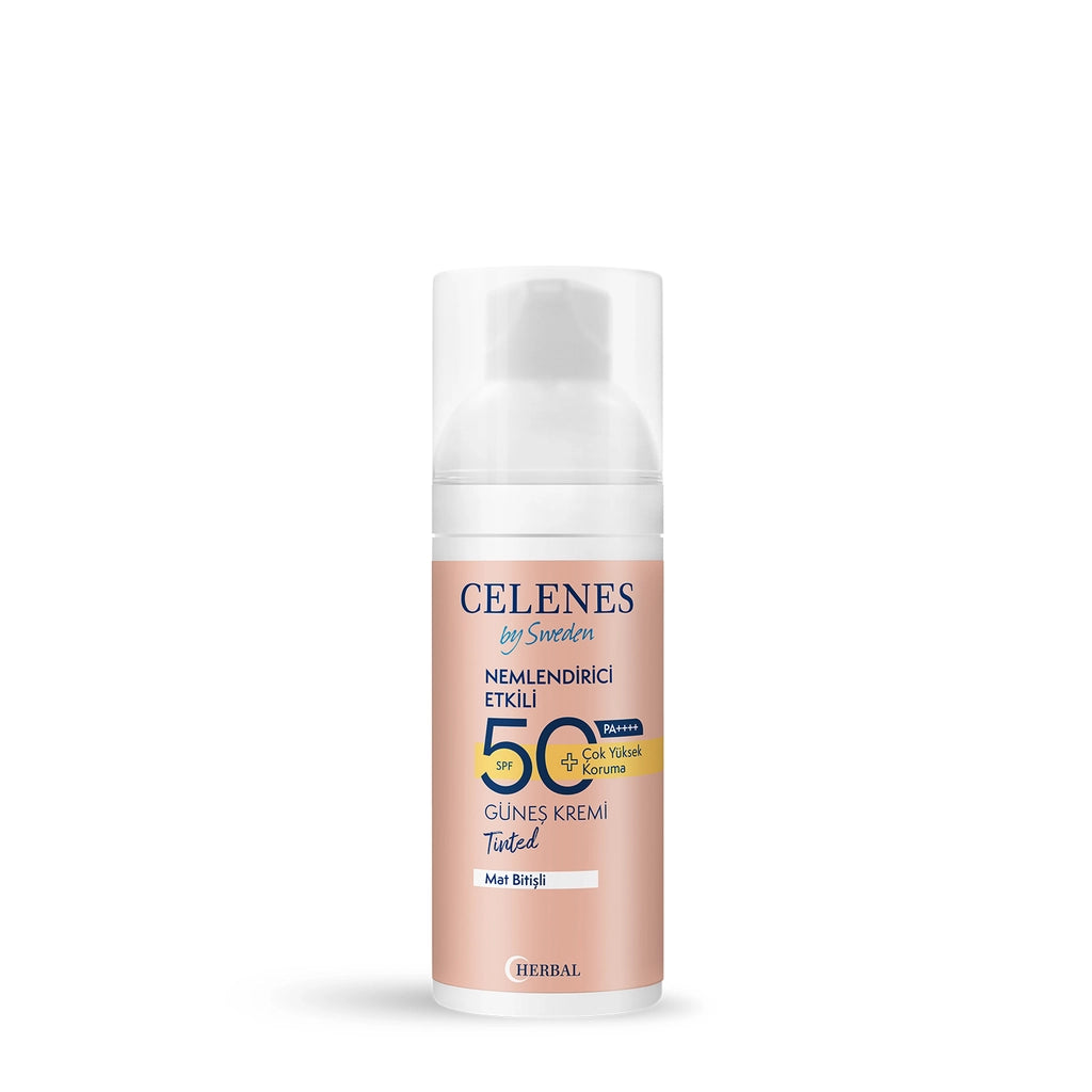 Celenes Herbal 50+SPF Colored Sunscreen Cream 50 ml