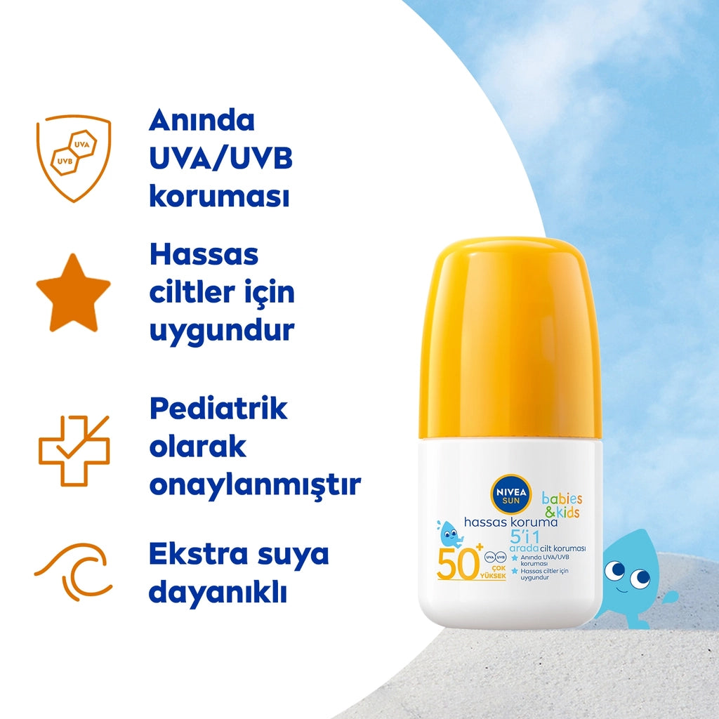 Nivea Sun Sensitive Protection for Babies Sun Roll-on 50SPF 50 ml