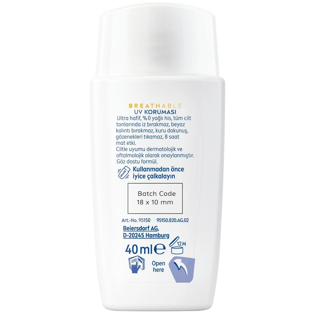 Nivea Sun Light Textured Sunscreen Face Cream 50SPF 40 ml