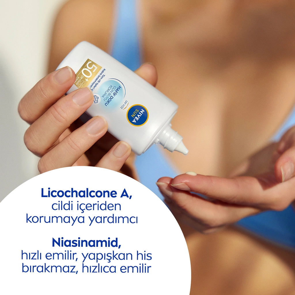 Nivea Sun Light Textured Sunscreen Face Cream 50SPF 40 ml