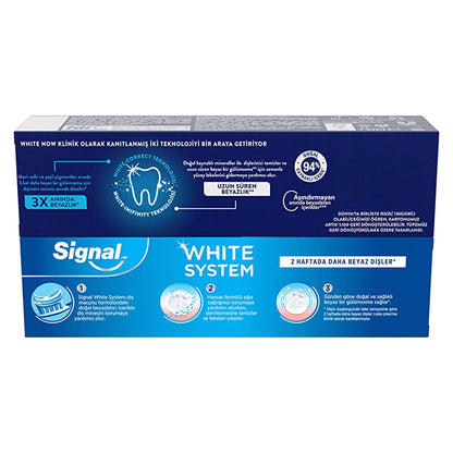 Signal White System Toothpaste 75 ml + White Now Original 75 ml