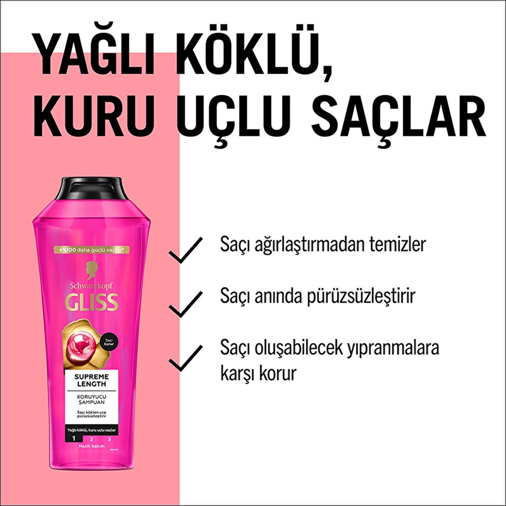Gliss Supreme Length Shampoo 400 ml