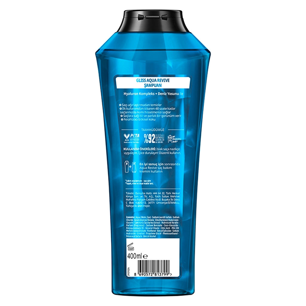 Gliss Aqua Revive Shampoo 400 ml