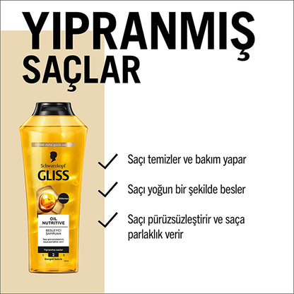 Gliss Oil Nutritive Shampoo 400 ml