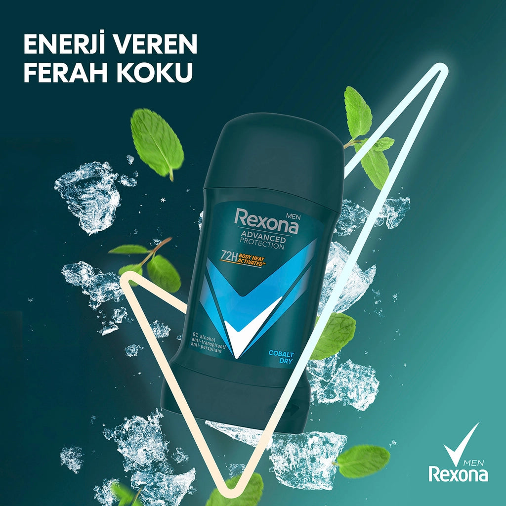 Rexona Men Male Stick Deodorant Cobalt Dry 50 ml