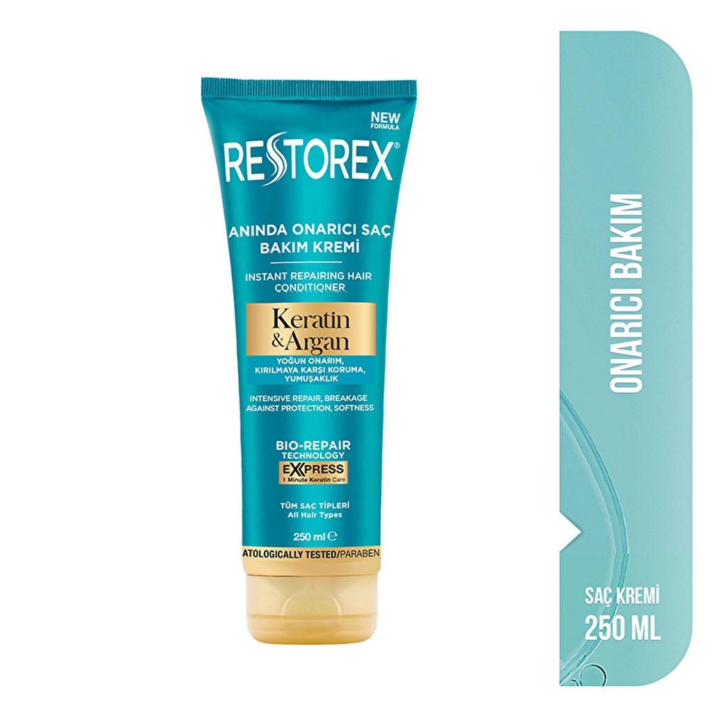 Restorex Keratin &amp; Argan Repair Hair Care Cream 250 ml