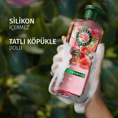 Herbal Essences Velvety Softness Rose Scented Shampoo 350 ml