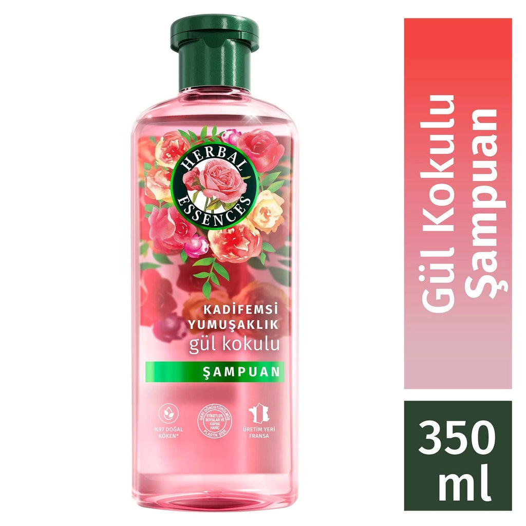 Herbal Essences Velvety Softness Rose Scented Shampoo 350 ml