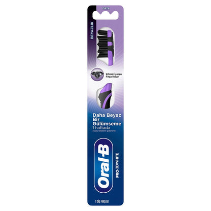 Oral-B Pro-3D White Charcoal Whiteness Toothbrush (Medium)