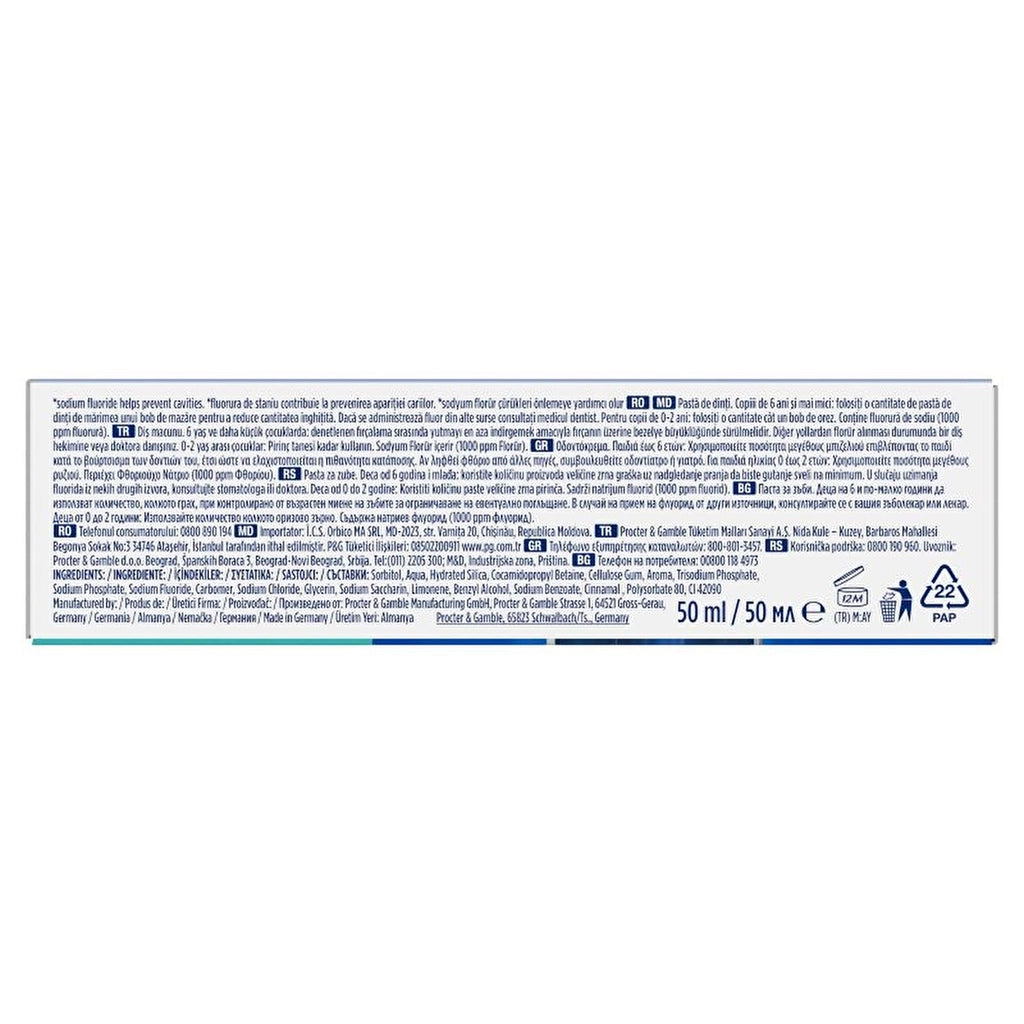 Oral-B Pro Kids Strong Teeth Toothpaste 50 ml