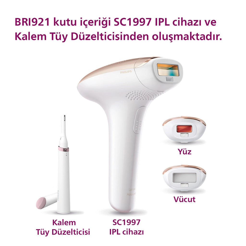 Philips Lumea Advanced IPL Laser Epilation Tool BRI921/00
