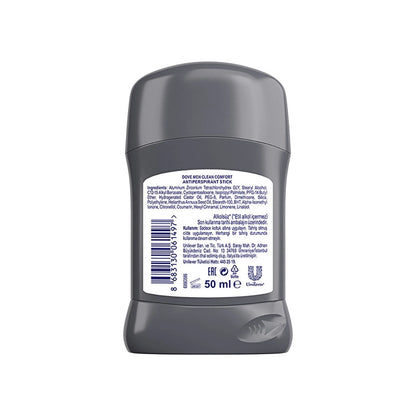 Dove Men Clean Comfort Male Stick Deodorant 50 ml