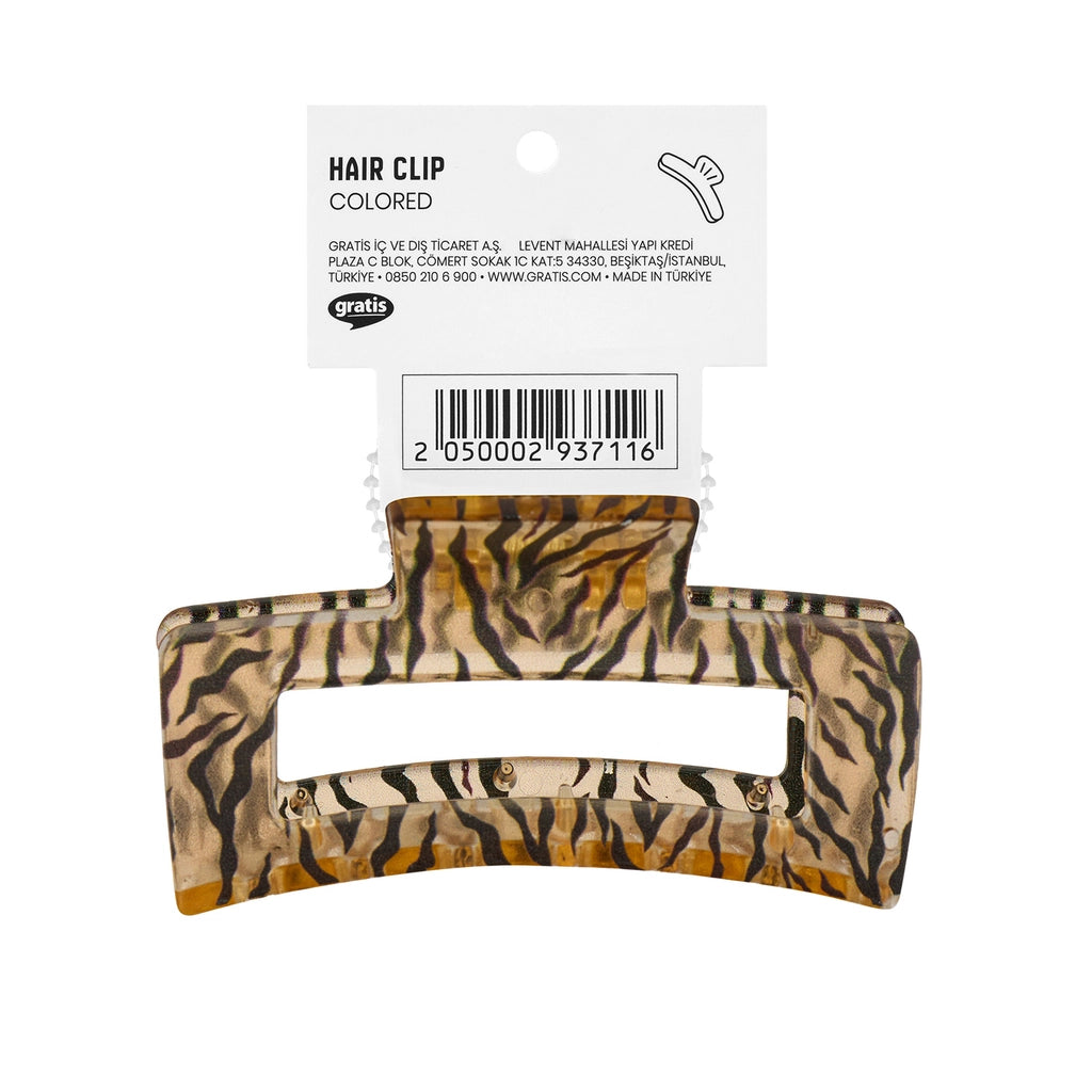 Eklips Zebra Rectangular Latch Buckle Yellow