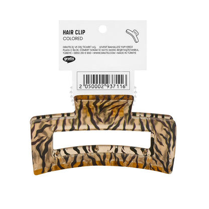 Eklips Zebra Rectangular Latch Buckle Yellow