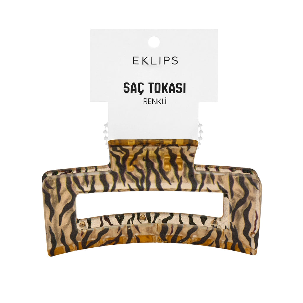 Eklips Zebra Rectangular Latch Buckle Yellow
