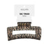 Eklips Zebra Rectangular Latch Buckle Brown