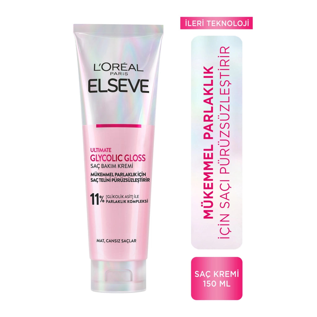 Loreal Paris Elseve Ultimate Glycolic Gloss Smoothing Conditioner for Perfect Shine 150