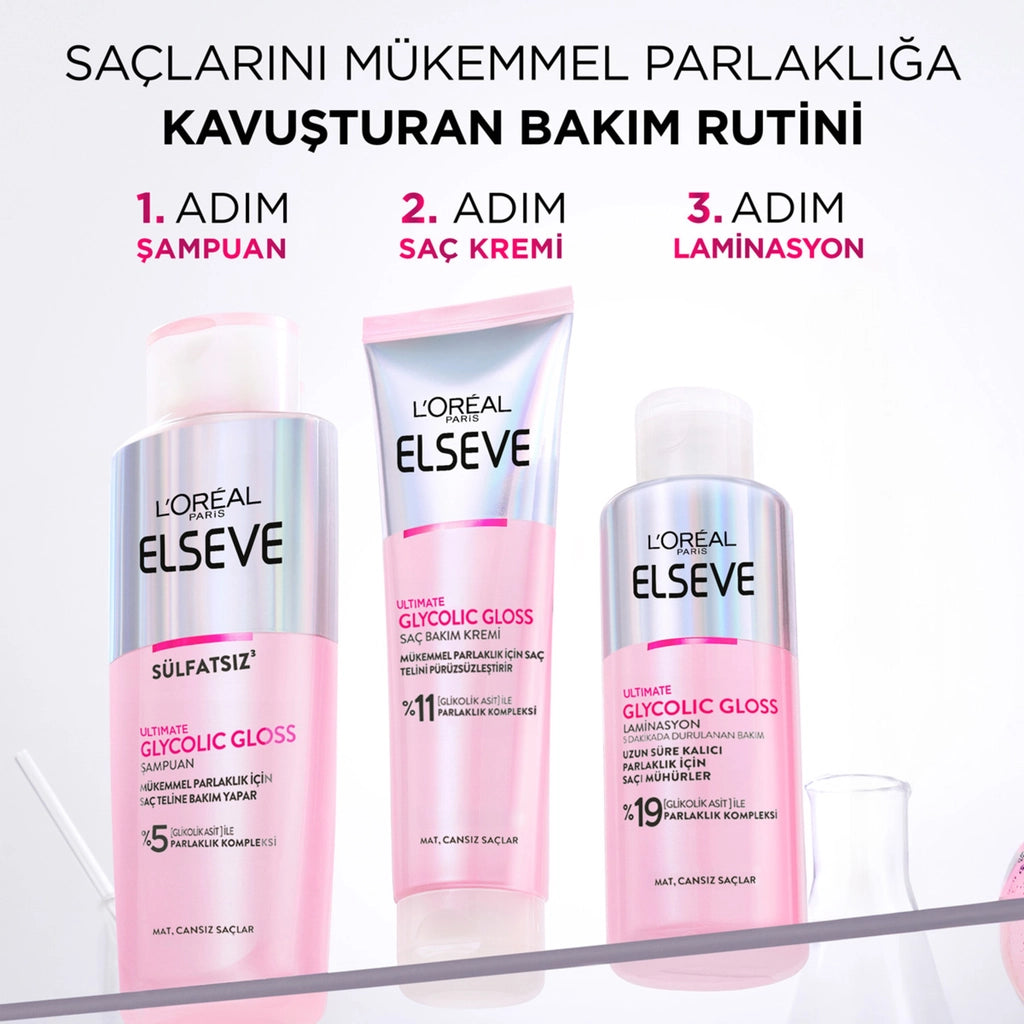 Loreal Paris Elseve Ultimate Glycolic Gloss Smoothing Conditioner for Perfect Shine 150