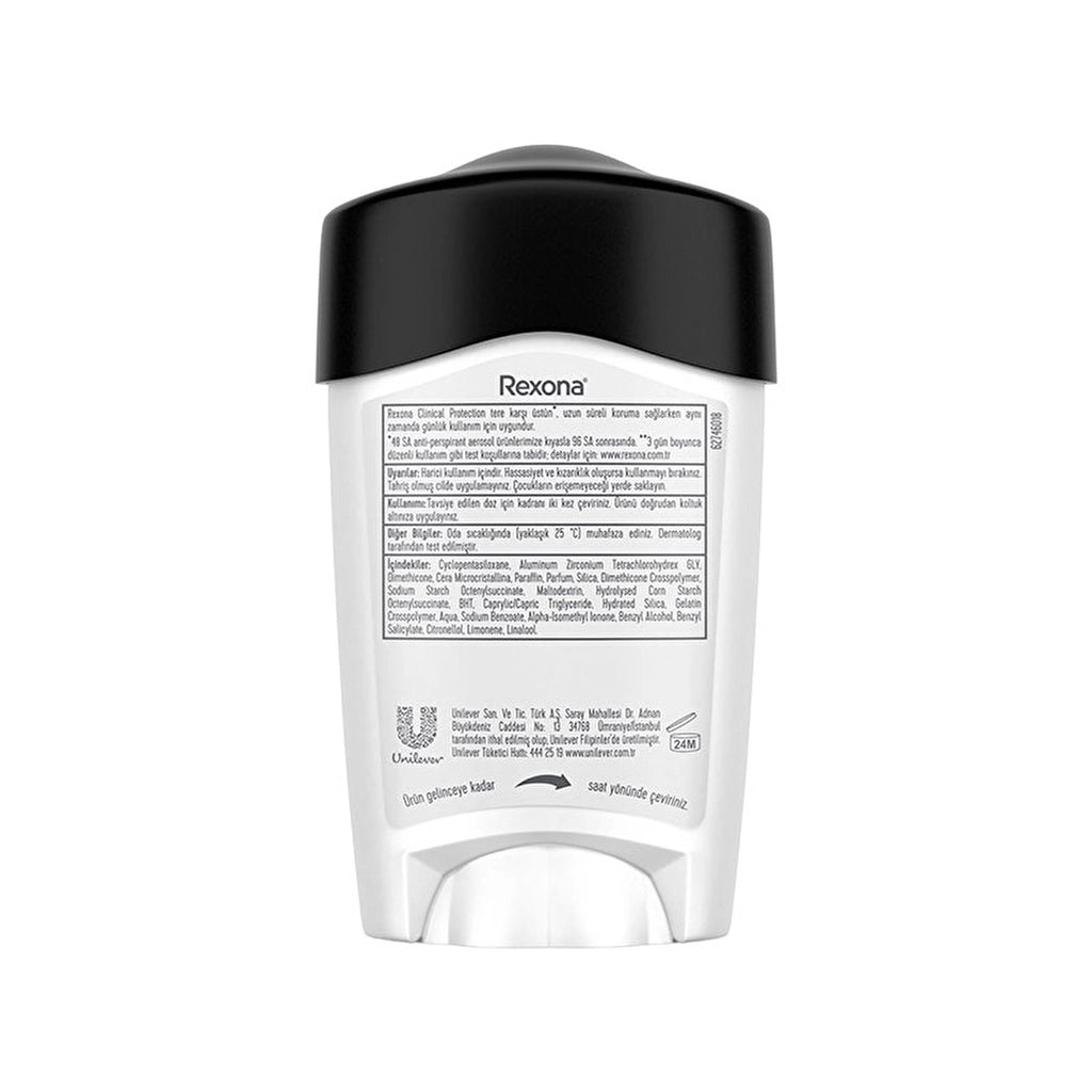 Rexona Men Clinical Protection Male Stick Deodorant Clean Scent 45 ml