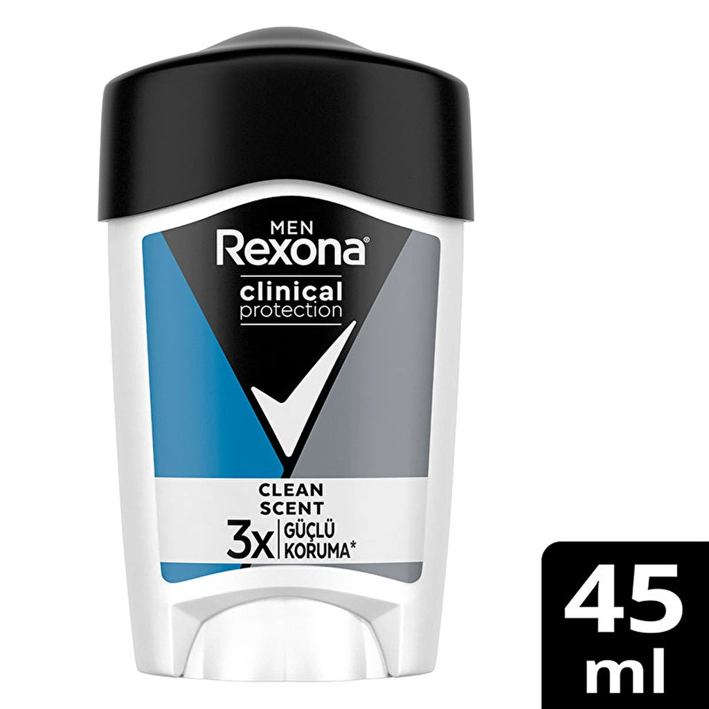 Rexona Men Clinical Protection Male Stick Deodorant Clean Scent 45 ml
