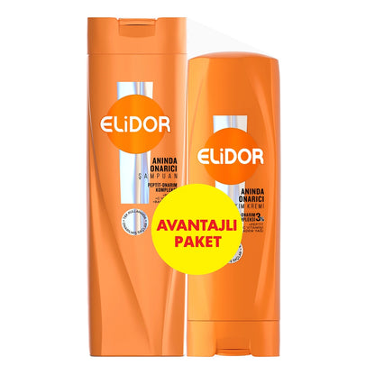 Elidor Instant Repair Care Shampoo 400 ml + Serum Care Cream 200 ml