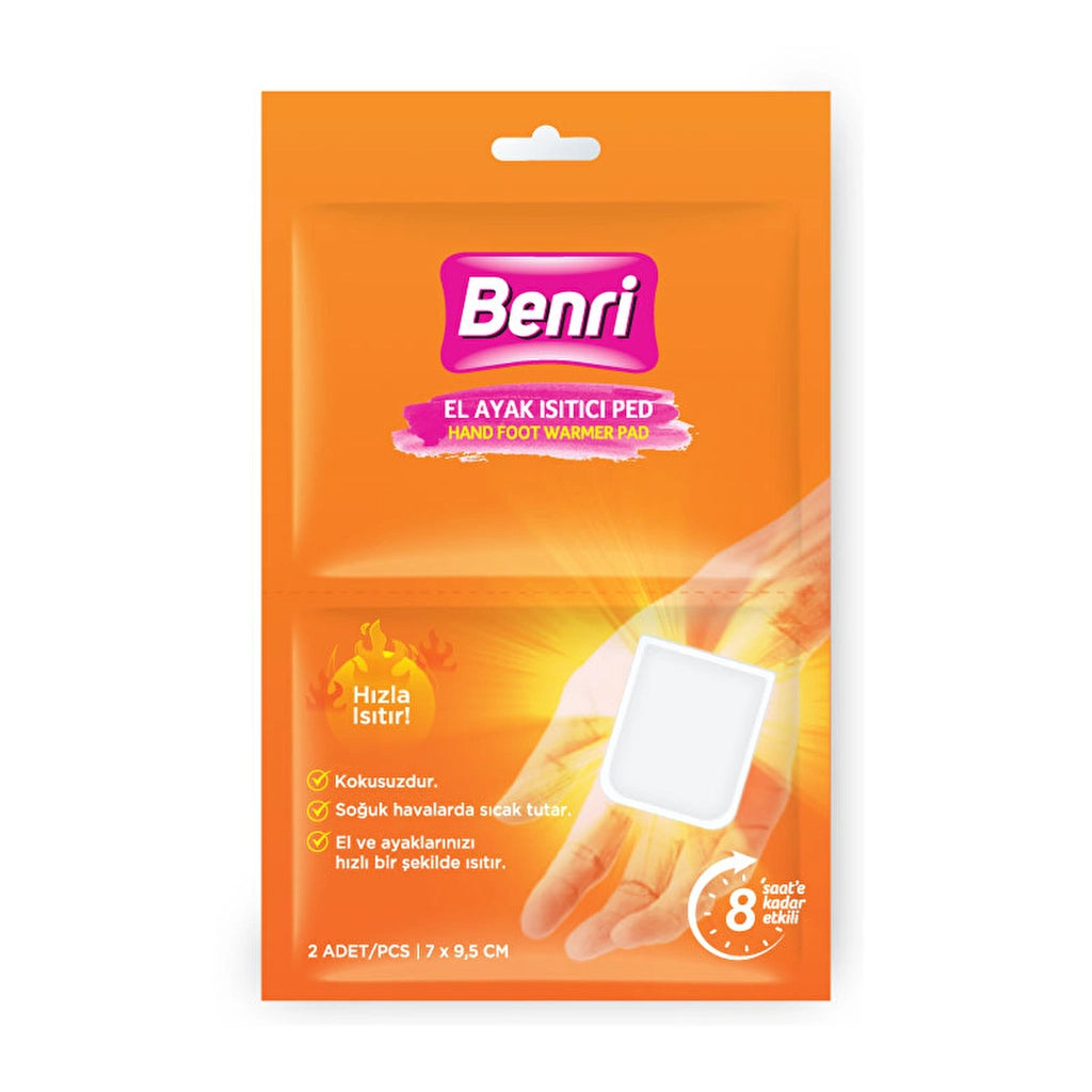Benri Hand and Foot Warmer Pad 2 Pack