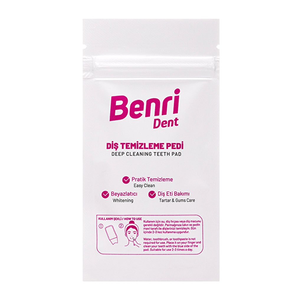 Benri Dent Teeth Cleaning Pad 7 Pack