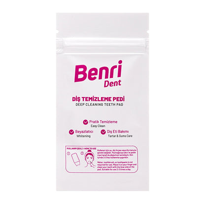 Benri Dent Teeth Cleaning Pad 7 Pack