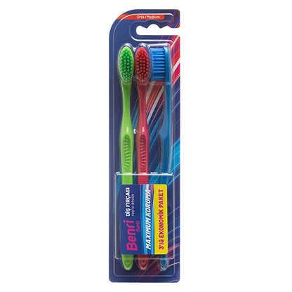 Benri Dent 3-pack Toothbrush