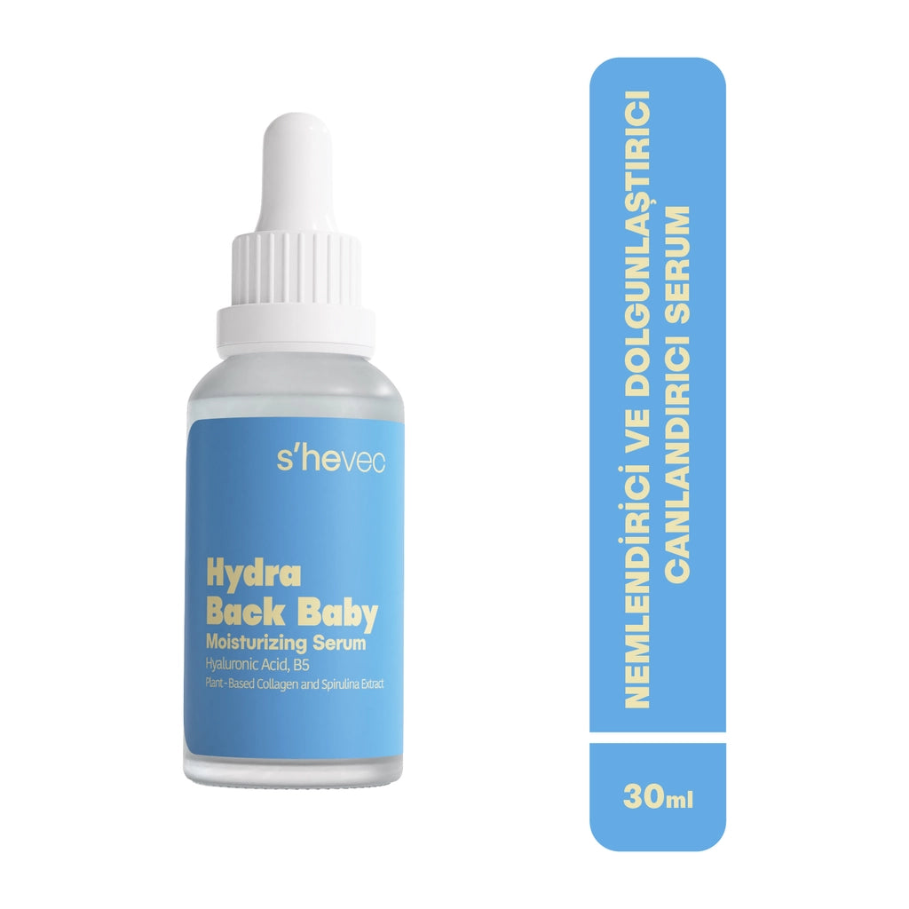 She Vec Hydra Back Baby Intensive Moisturizing, Plumping and Revitalizing Face Serum 30 ml