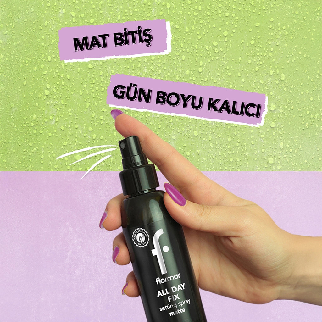 Flormar All Day Fix Matte Finish Makeup Fixing Spray