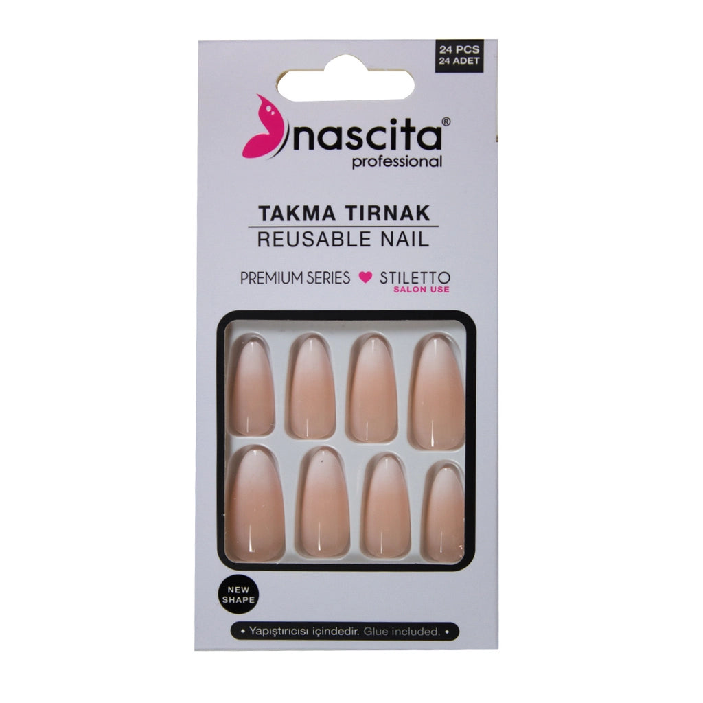 Nascita Ombre Stiletto Fake Nails 24 Pcs