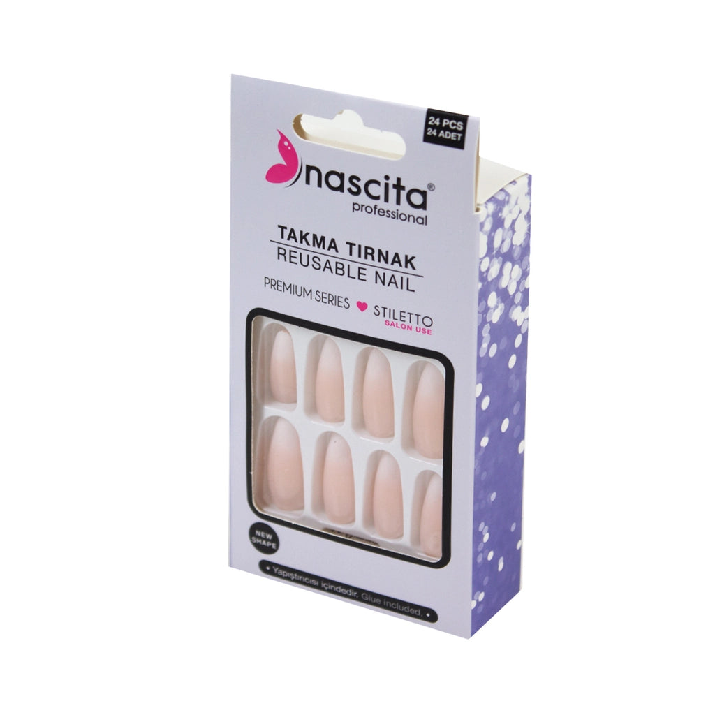 Nascita Ombre Stiletto Fake Nails 24 Pcs