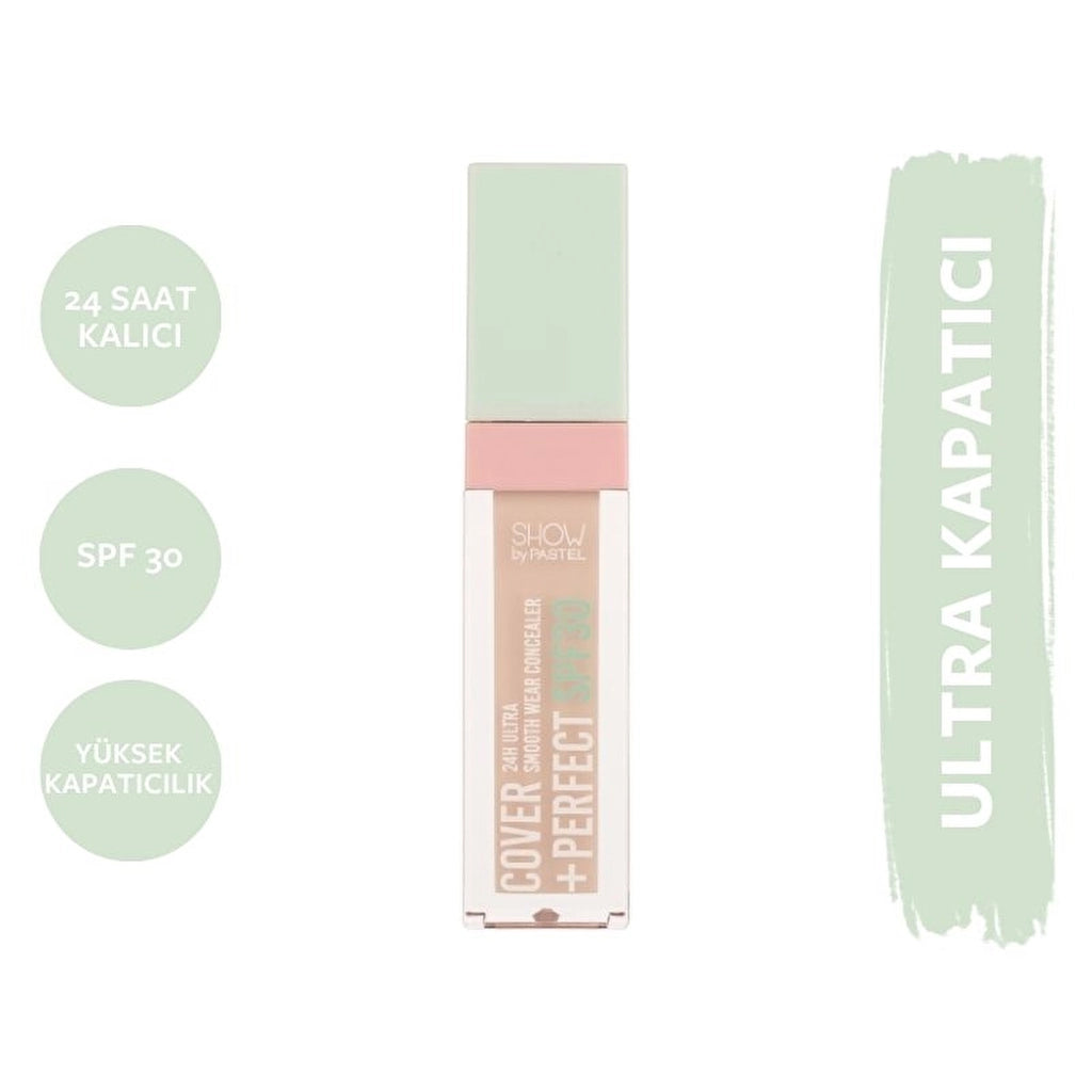 Show by Pastel Cover+Perfect Concealer SPF30 Ultra Concealer 302 Light Rose