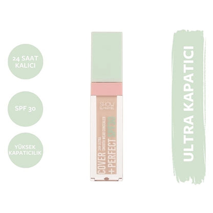 Show by Pastel Cover+Perfect Concealer SPF30 Ultra Concealer 302 Light Rose
