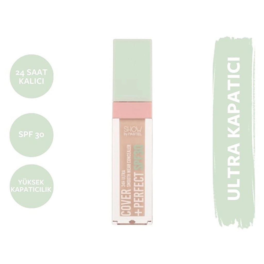 Show by Pastel Cover+Perfect Concealer SPF30 Ultra Concealer 302 Light Rose