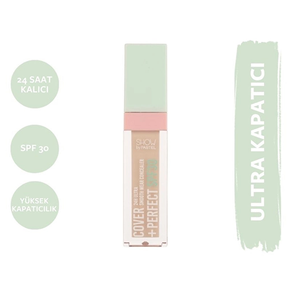 Show by Pastel Cover+Perfect Concealer SPF30 Ultra Concealer 302 Light Rose