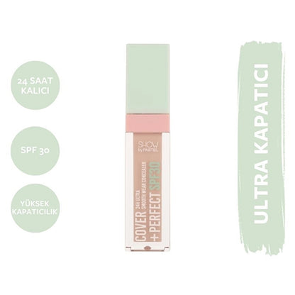 Show by Pastel Cover+Perfect Concealer SPF30 Ultra Concealer 302 Light Rose