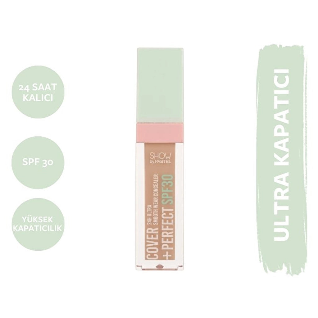 Show by Pastel Cover+Perfect Concealer SPF30 Ultra Concealer 302 Light Rose
